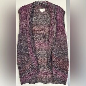 Ponsesa Women’s Sleeveless Cardigan - Size Large - New Without Tags